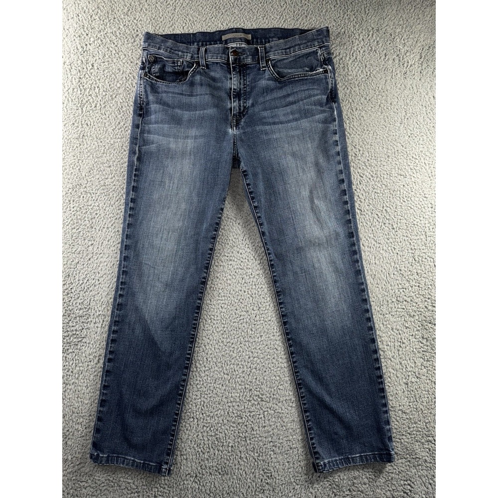 Joes Jeans Men 34 Classic Straight Leg Medium Wash Denim Lyocell Cotton
